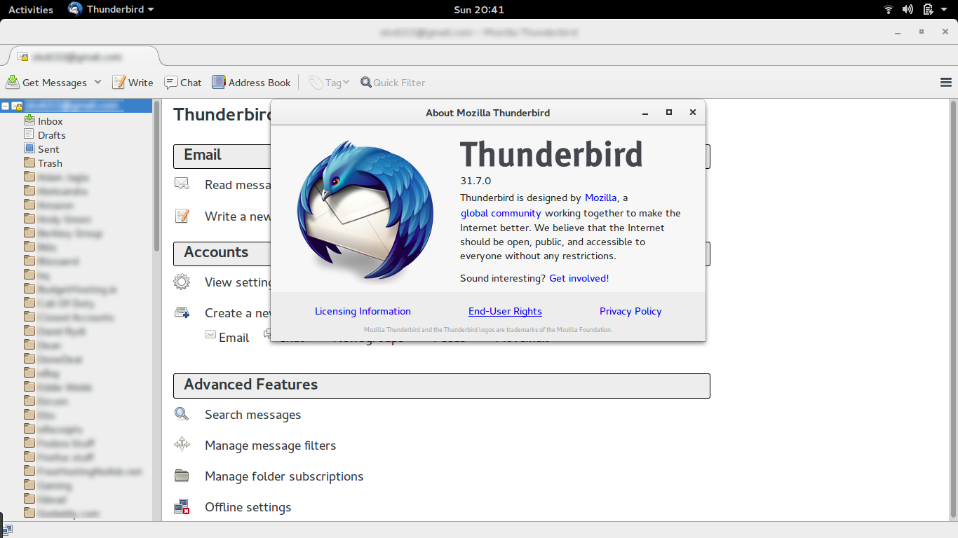 thunderbird software updater